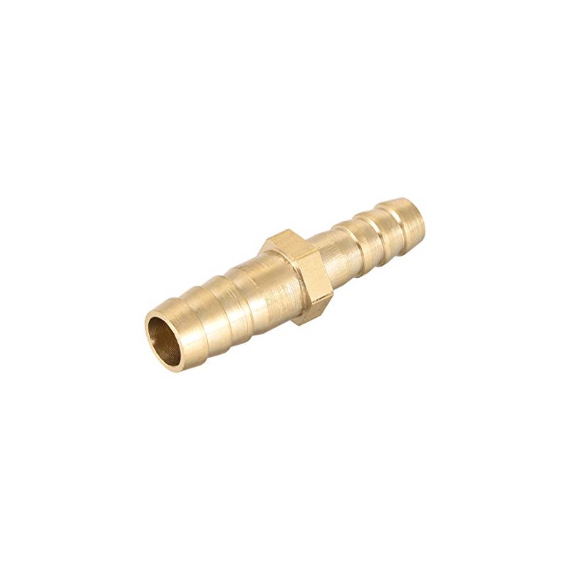 sourcing map Hose Brass Reducer Barb Hose Connector Adapter ID