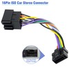 Jayubien - Adaptador de mazo de cables de radio compatible