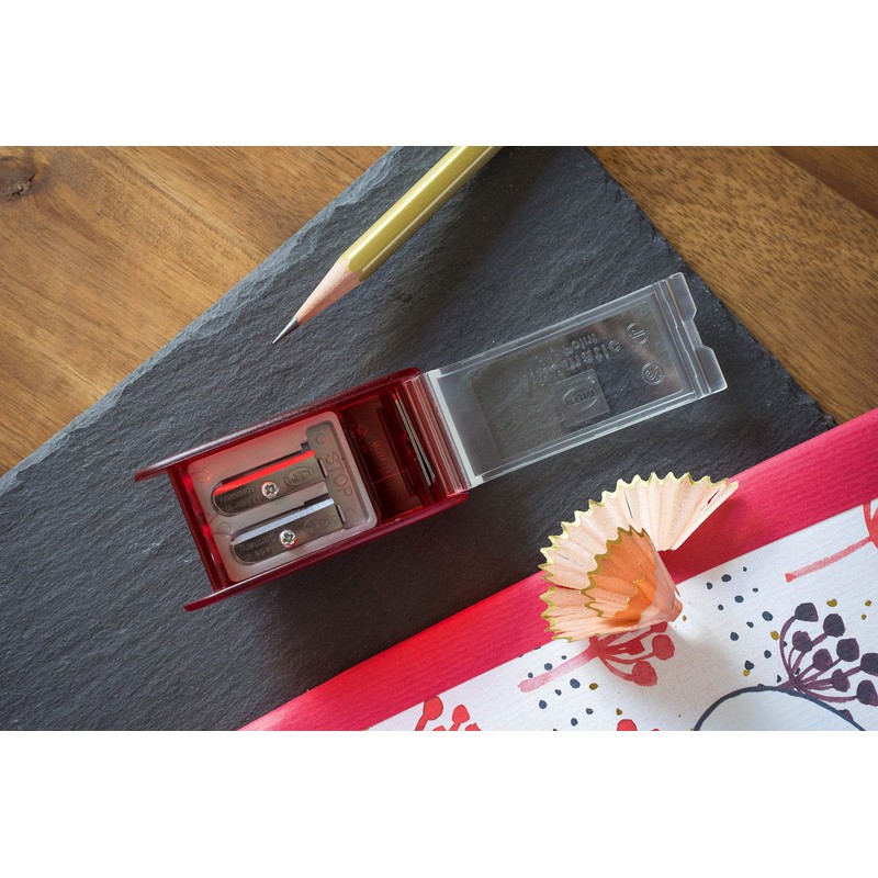 KUM AZ105.30.19-R Automatic AS2 Long Cone Sharpener in Container 2