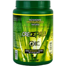 Crece Pelo Natural Phytotherapeutic Hair Growth Treatment, Deep Conditioning & Strengthening Mask – Promotes Thicker, Healthier Hair – Hydrating & Repairing Formula for All Hair Types – 61 oz