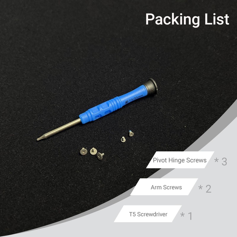 iMusk 5 pcs Original Pivot Hinge Torx Screws for DJI