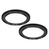 PATIKIL 2pcs 46mm-55mm Metal Step Up Ring Camera Lens Filter
