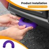 Hoolcar Tow Hook Covers Front Bumper Tow Hook Rubber Sleeve