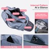 Travel Duffed Tote Bag, Waterproof Fold-able and Expandable Weekender Bag
