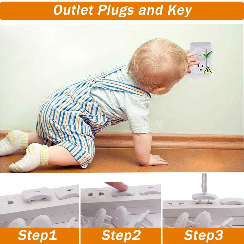 Baby Proof Kit, 58 Packs Baby Proofing Kit Essentials Child