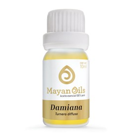MAYAN OILS Aceite Esencial de Damiana 100% Puro 100% Naturales de Grado Terapeutico de 10ml