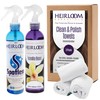 Heirloom Essentials Two-Step Furniture Cleaner And Polish Combo with Towels
