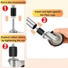 4 inch Prep Table Casters Set of 4 for Commercial