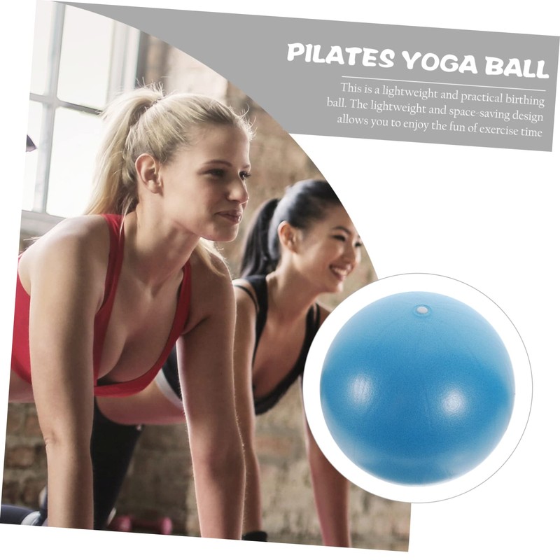 WOONEKY 9 Inch Gym Pilates Ball Small Exercise Ball for