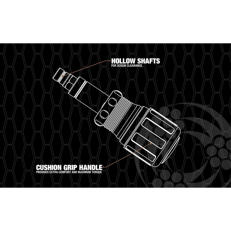 Southwire NDS5N1; 5 IN 1 STUBBY NUT DRIVER(TRI)