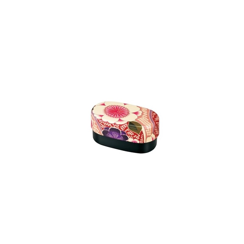 Tatsumiya 830 30480 Cloth Pasting Oval Bento Box, Cherry Blossom