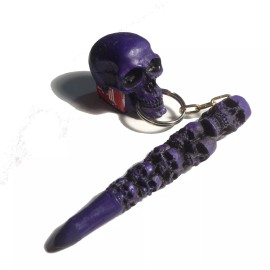 BawdyPartz Made in USA Skull Pool Billiards Cue Pocket Chalker Holder Chalk Stick 29PC-P