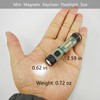 Hilngav3Pack MINI EDC Rechargeable Keychain Flashlight, 300 Lumens USB C