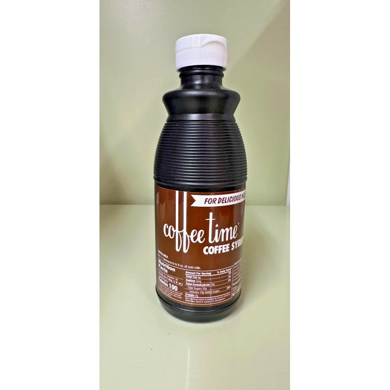 COFFEE TIME COFFEE SYRUP 1 PINT RHODE ISLAND FAMOUS NEW