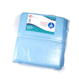 ZAMA Underpads, Disposable, Dynarex SKU 1341, 17in x 24in CASE (300 Each/Case) / 1/31.44