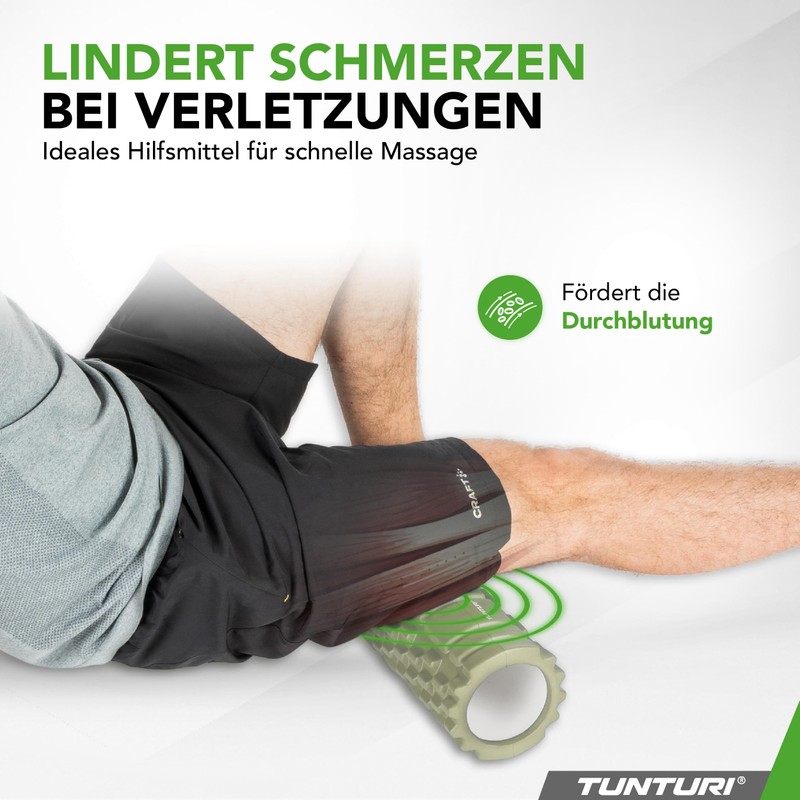 Tunturi Yoga Grid Foam Roller - Back Spine Roller -