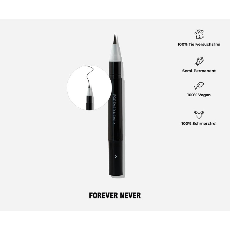 Forever Never® Semi-Permanent Tattoo Pen 3.0ml for 2 Week Tattoos