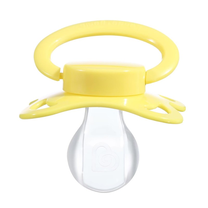 Landofgenie Large Teat Shield Dummy for Adults Yellow