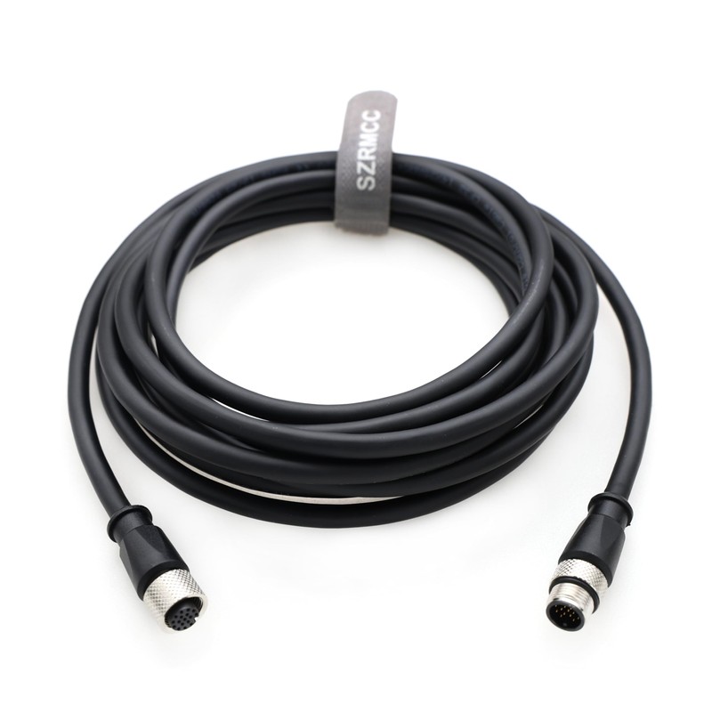 SZRMCC Vision Sensor Cable M12 A Code 17 Pin Male