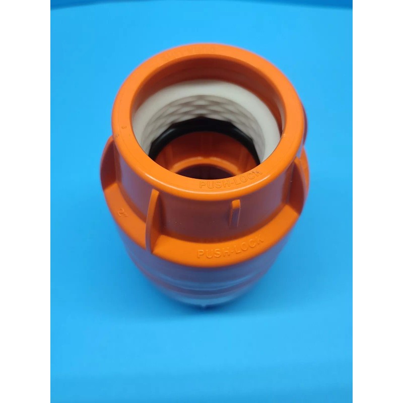 Dura-Line (1) DURA-LINE 20001847 2" PUSH LOCK COUPLER ORANGE MOLDED