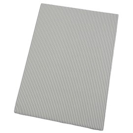 CAMEL PALMS 100% Cotton Futon Cover, Single, For 100 x 200 cm Futon (105 x 205 cm), Pinstripe Pattern, Gray