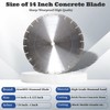 14 Inch Diamond Concrete Saw Blade,14 Inch Masonry Blade with