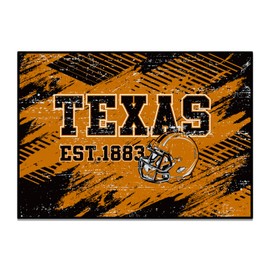 Texas Rugs Bedroom Living Room Football Carpet Non-Slip Machine Washable Area Rug for Boys and Man Cave Decor 5' x 7'