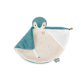 Kaloo Complices - Green Penguin Cuddle Cloth - Absorbs Odours - 23 cm - From Birth K212009