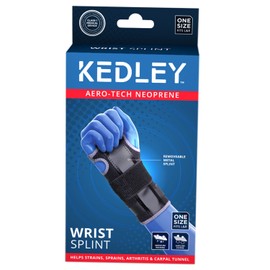 KEDLEY Wrist Support Splint | Premium Medical Grade Stabilized Brace | Compression Strap with Metal Splint for Carpal Tunnel Syndrome, Tendonitis, Fractures, Sprains and Repetitive Strain Injuries…