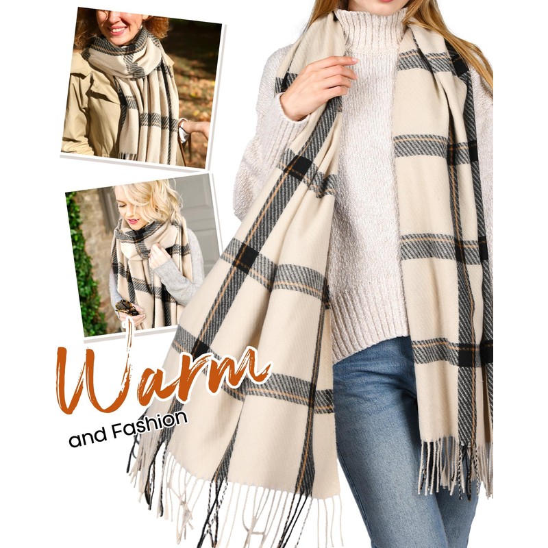FURTALK Pashmina Scarf Women Shawls Wrap Ladies