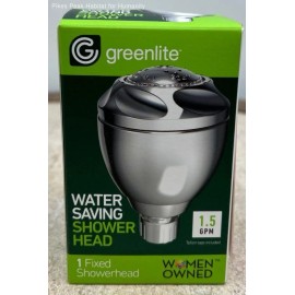 Greenlite Lot of 4 Geenlite Water Saving Economy Showerheads 1.5gpm