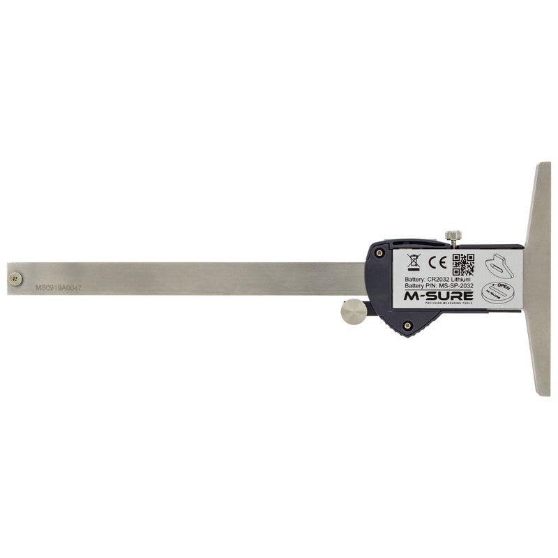 M-SURE MS-535-150 Digital Depth Gauge 0-150mm (0-6 inch) MS-535 Series