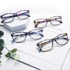 CLASAGA Progressive Multifocus Reading Glasses for Women, Pattern Print Blue