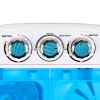 ZENY Portable Washing Machine 9.9LB Mini Compact Twin Tub Washer