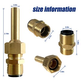 ATNVIDSG 590041 Swimming Pool Spa Brass Deck Jet Nozzle, 1/2 NPT Zodiac Deck Jet Water Design OEM: 590041 R0560400 (4 Pcs)