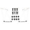 YOKOMO D-056A Aluminum Wing Stay (Silver) For Drift Cars