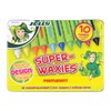Jolly Superwaxies Wachsmalkreiden |Permanent| 10 Stück im Metalletui