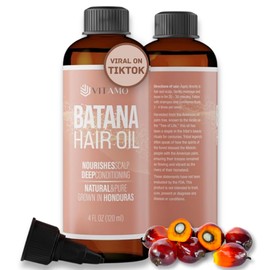 Premium Batana oil for Hair Growth |100% Raw Elaeis Oleifera for Natural Scalp Care | Dr Sebi Hair Shine treatment for Men & Women | Natural Cold Pressed Extraction Method | Liquid Formula