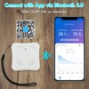 Kethvoz BLuetooth Hygrometer Thermometer 930A, Wireless Smart Humidity Temperature Meter,