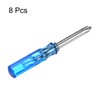 HARFINGTON 8Pcs PH1 Mini Phillips Screwdriver 3mm Magnetic Cross Head