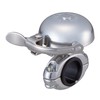 CatEye OH-2300A Hibiki Aluminum Bell Silver: Lightweight, loud, polished silver,
