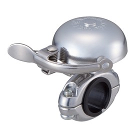 CatEye OH-2300A Hibiki Aluminum Bell Silver: Lightweight, loud, polished silver, easy install