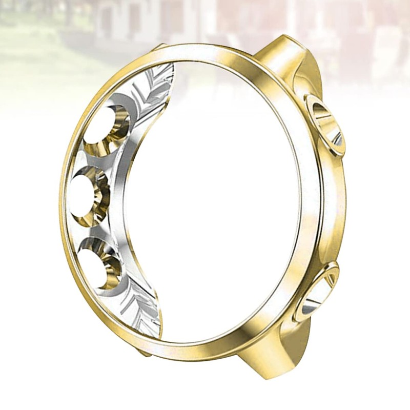 Gatuida 2pcs Electroplated Protective Cover for Smartwatch Flexible TPU Case