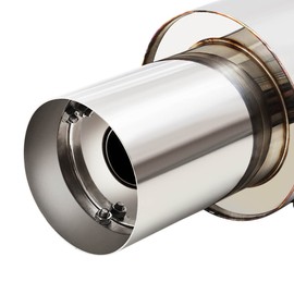 DNA Motoring CBE-HC923 CBEHC923 Stainless Steel Catback Exhaust System