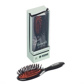 Kent Medium Pure Soft White Bristle Cushioned Brush - CSGM (PACK OF 1)