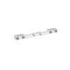 Luggage Rack License Plate Holder Silver for Simson S50 S51