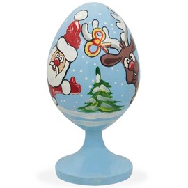 BestPysanky Santa, Reindeer Wooden Figurine
