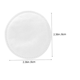 Vaguelly 100Pcs Compact Makeup Pads Travel Friendly Non Woven Cosmetic Remover Pads for Gentle Cleansing and Exfoliation Safe for All Skin Types for Daily Use