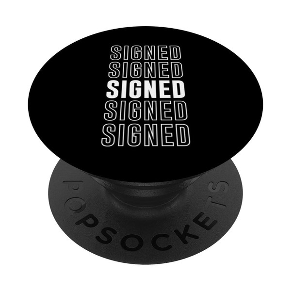 Signiert PopSockets Klebender PopGrip