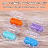 NFSVLB Baby Finger Toothbrush 4 Pcs Silicone Finger Tooth Brushing